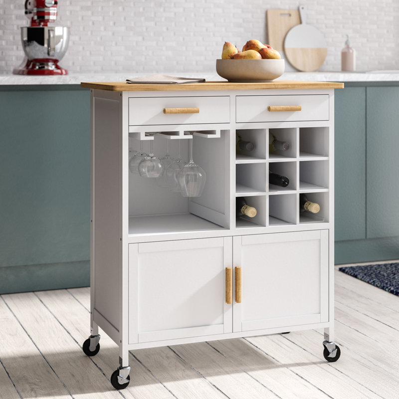 Brambly Cottage Gearldine Kitchen Trolley & Reviews Wayfair.co.uk